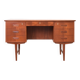 Mid-Century Modern Danish Teak Executive Desk, 1960s