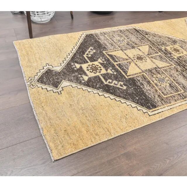 1970s Turkish Oushak Anatolian Wool Rug 88x362