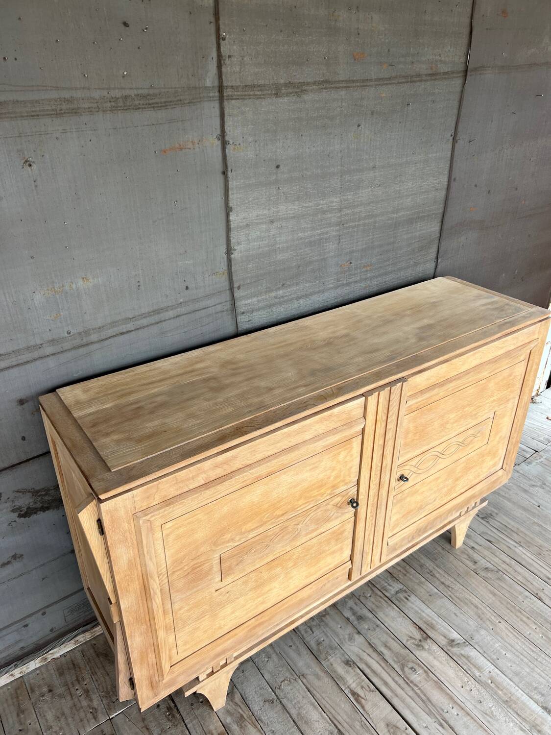 Ancien buffet bois brut