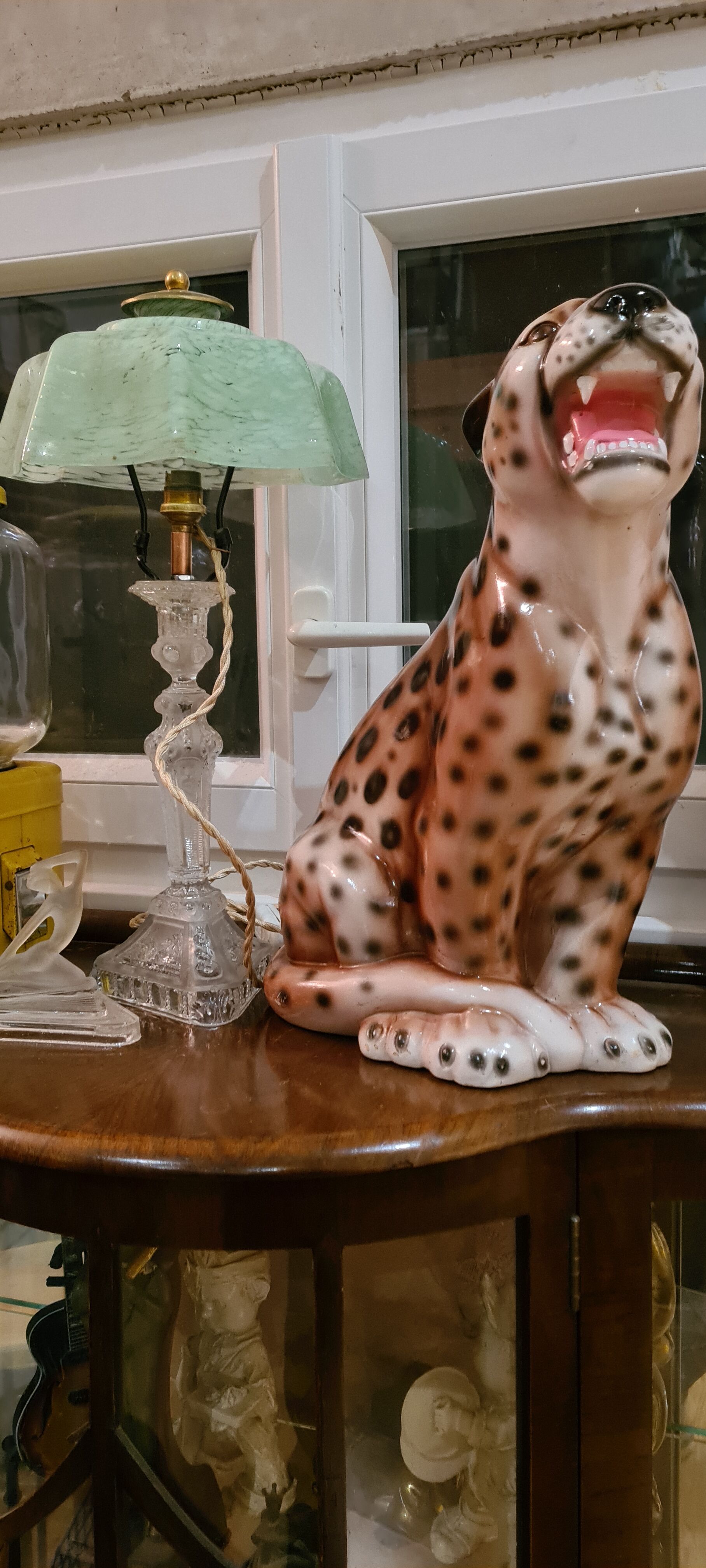 Ceramic leopard 70s