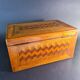 Marquetry Jewelry or Keepsake Box – Vintage Elegance in Pre-Cut Wood