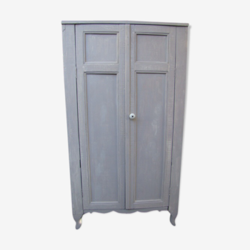 Old Paris wardrobe gray patina