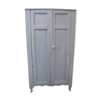 Old Paris wardrobe gray patina