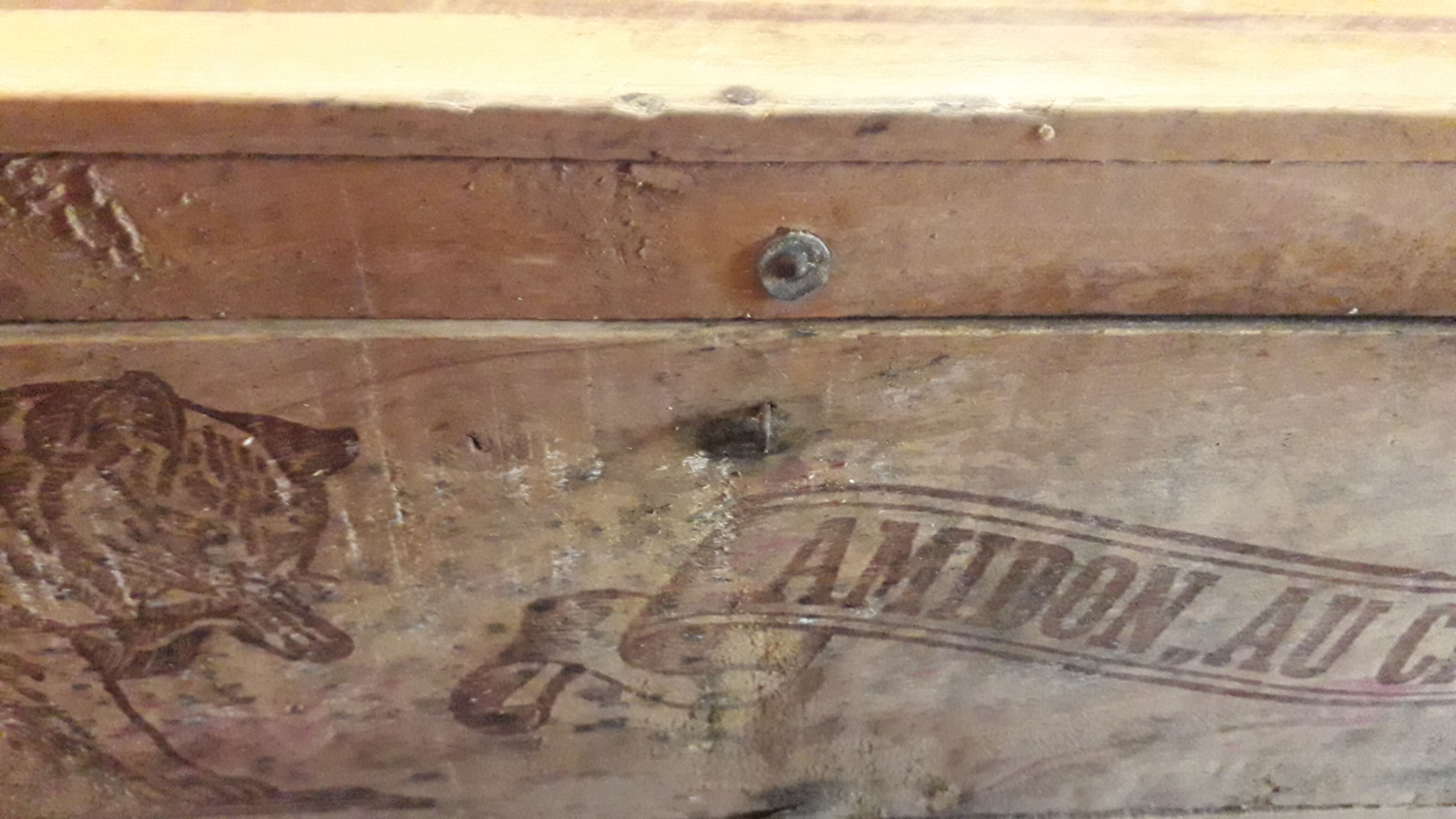 Wood box starch to cat 1930