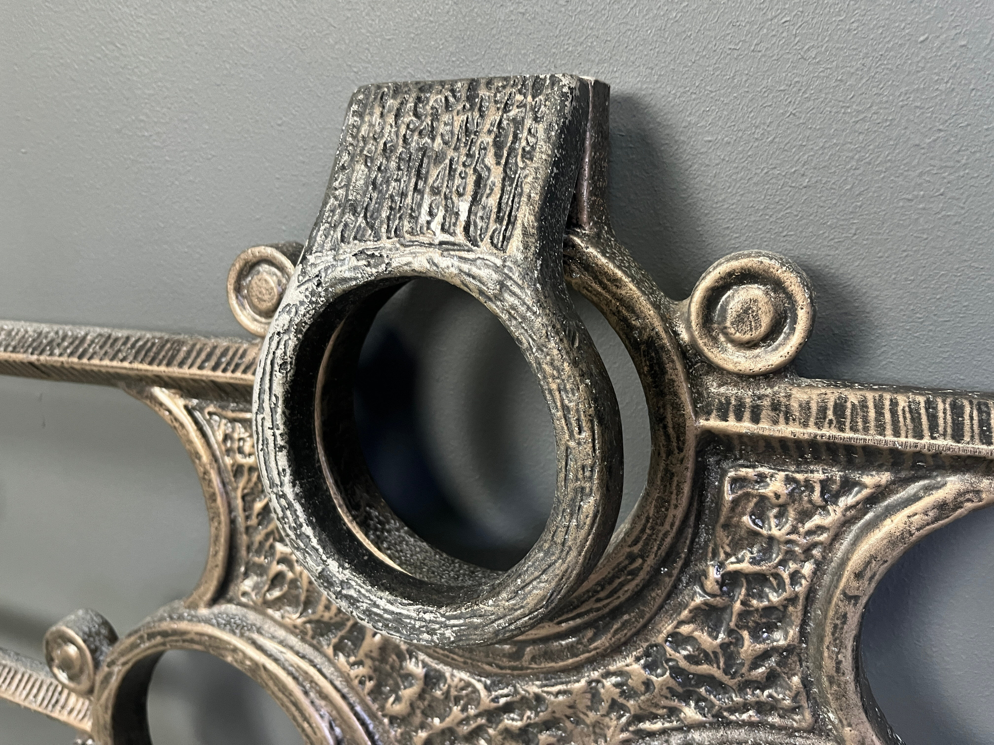 Vintage brutalist wall sculpture, 1970s