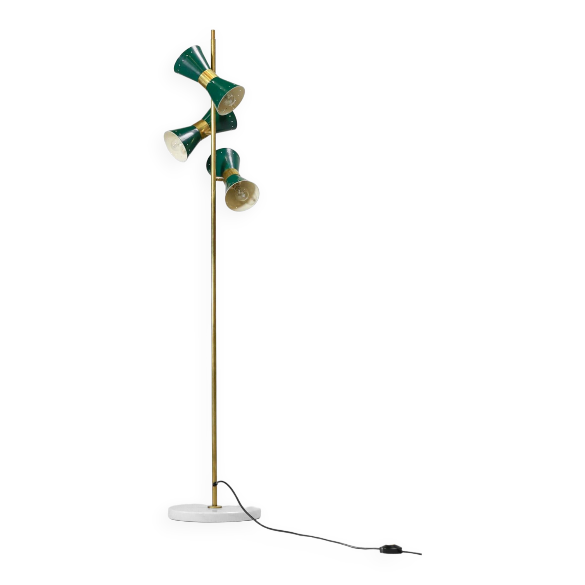 Green diabolo floor lamp