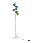 Lampadaire diabolo vert