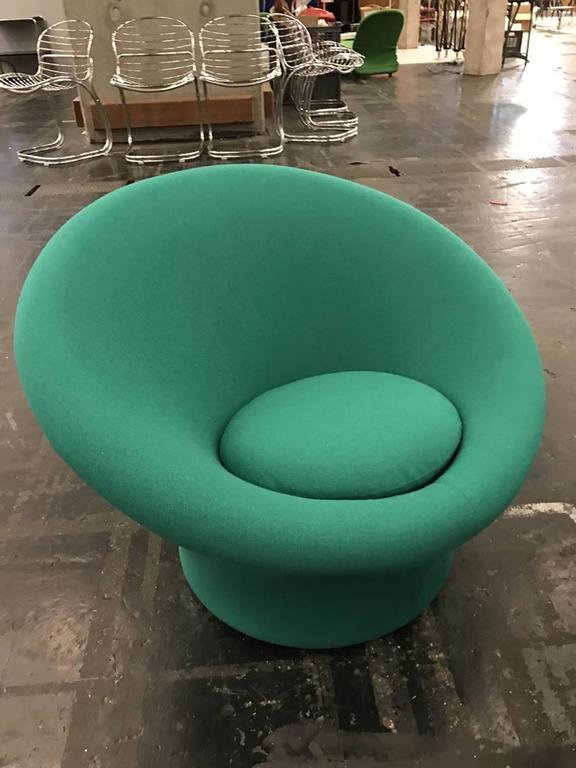 Pair of chairs green Pierre Paulin for Artifort 1960