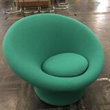 Pair of chairs green Pierre Paulin for Artifort 1960