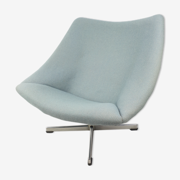 Fauteuil Oyster avec base en croix de Pierre Paulin pour Artifort, 1965