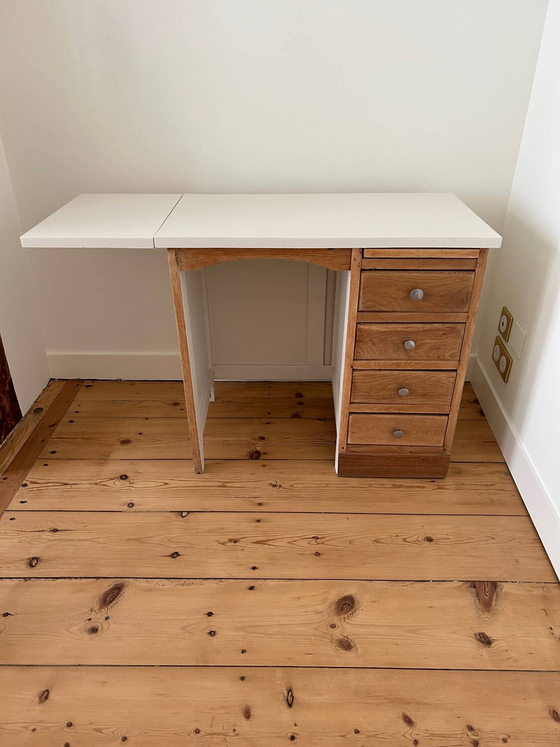Revisited oak desk