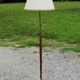 Vintage tripod floor lamp from the 60s in wood and brass