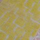 Moroccan Berber rug in lemon yellow with reliefs
