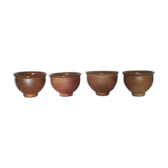 Lot of 4 sandstone bowls