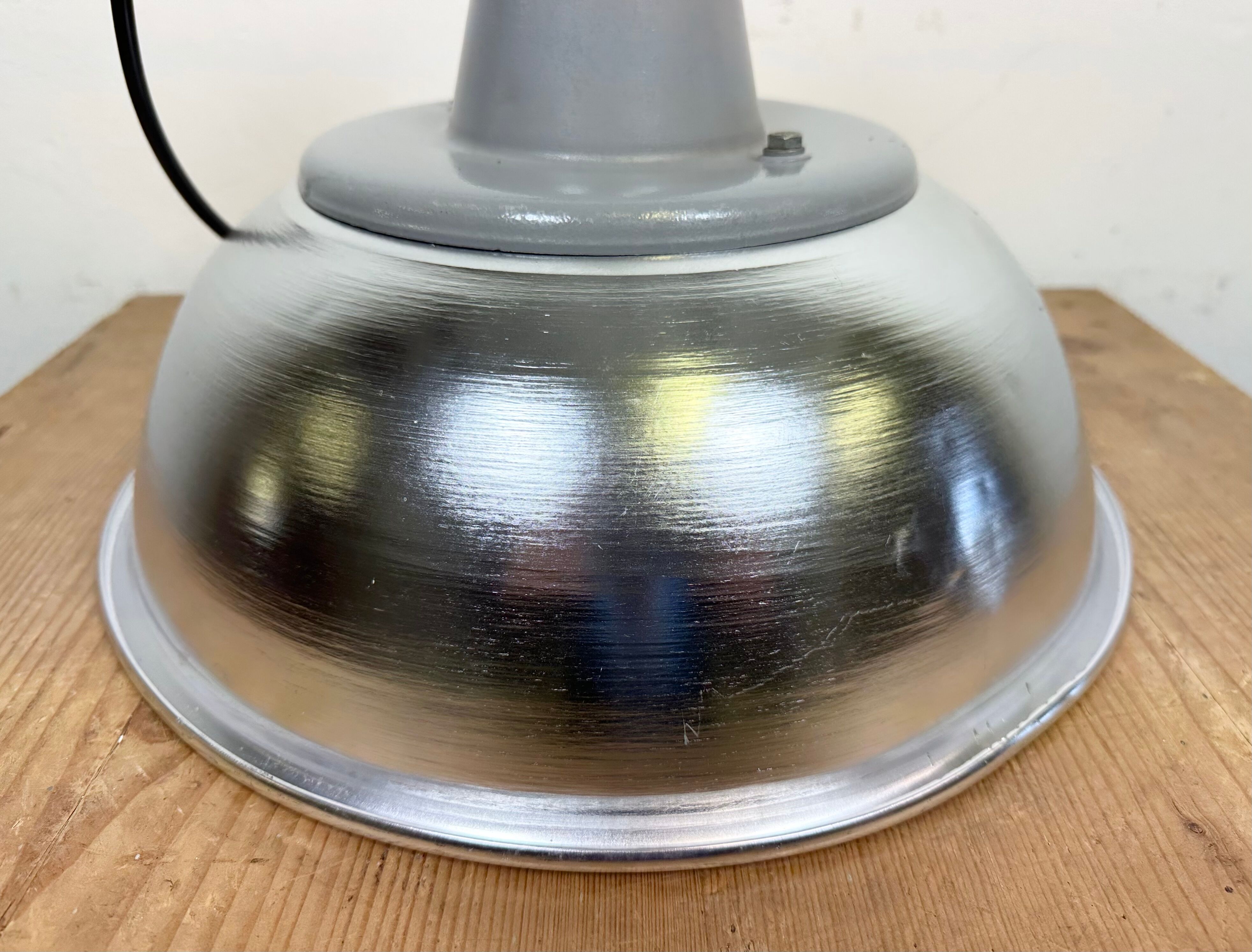 Industrial Italian Aluminium Pendant Lamp from Fael Luce, 1970s
