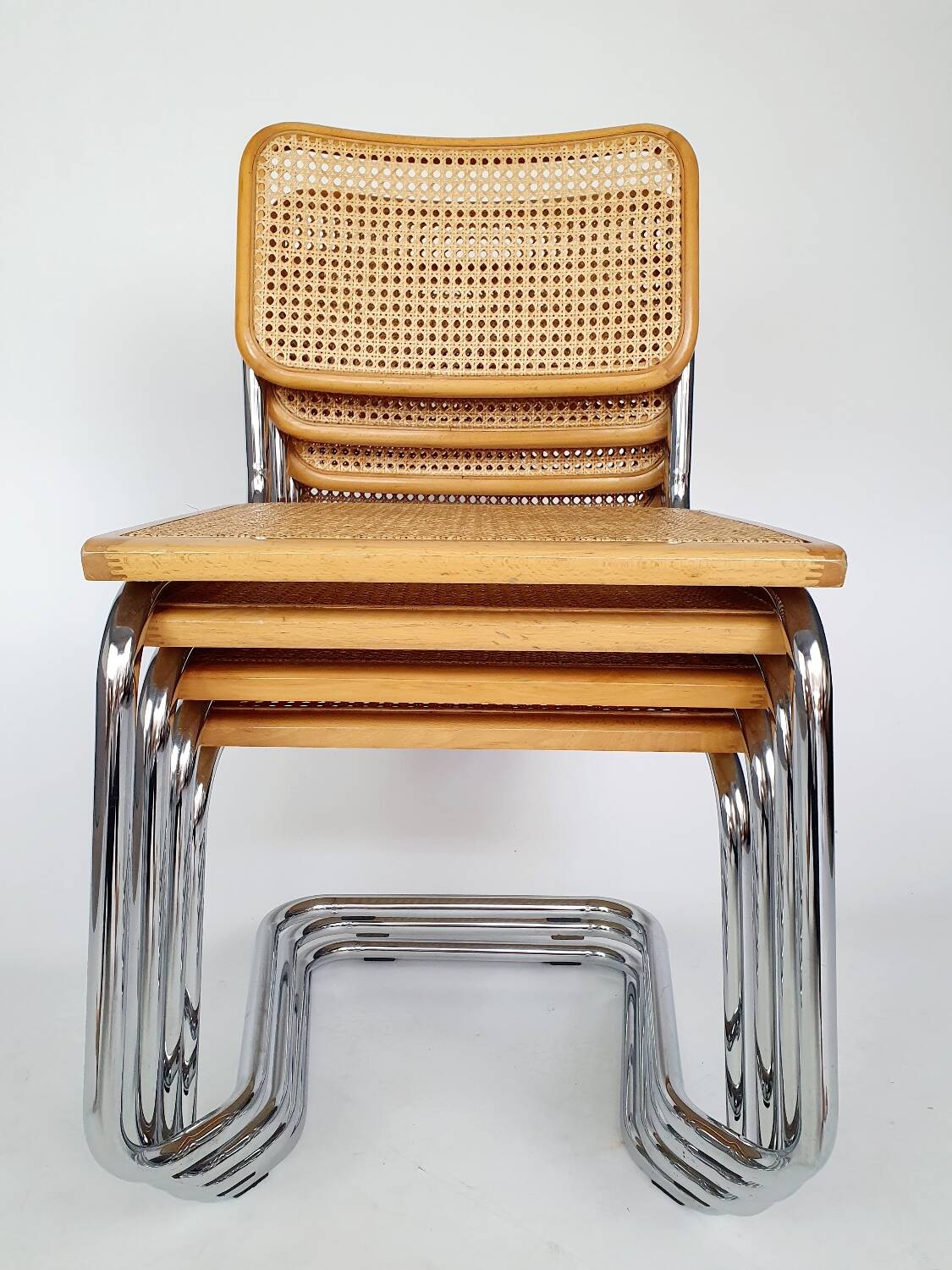 Set of 4 Marcel Breuer style chairs