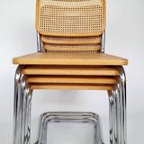 Set of 4 Marcel Breuer style chairs
