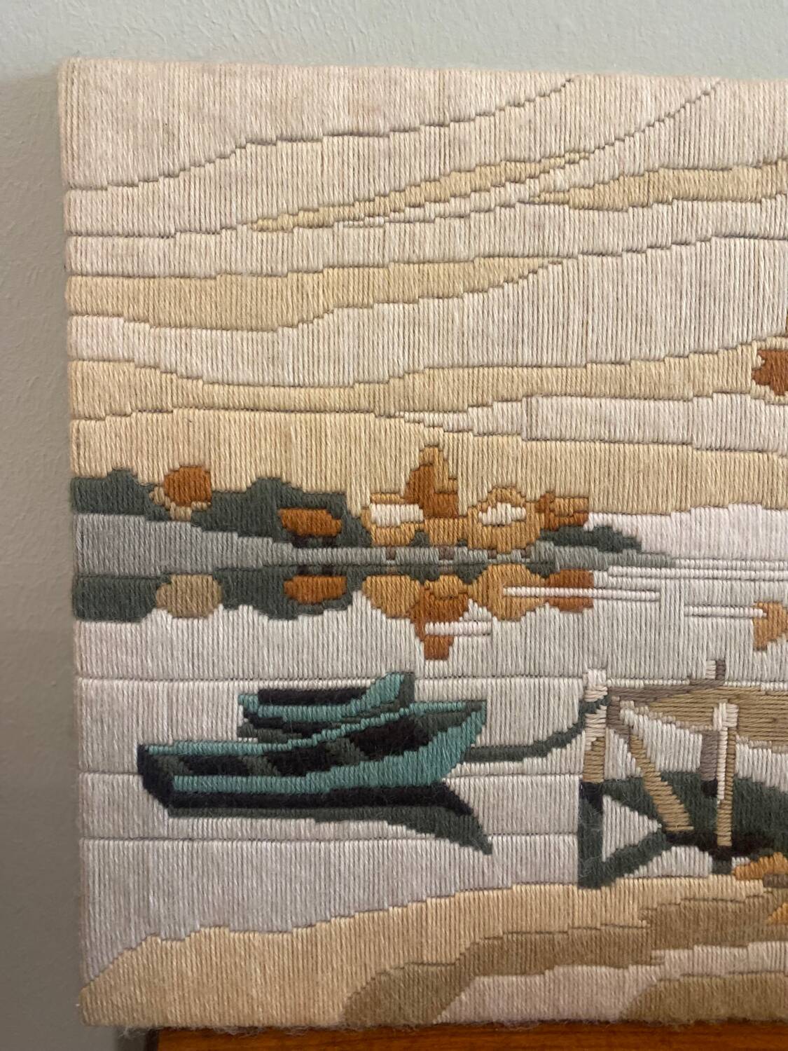 Vintage wool tapestry