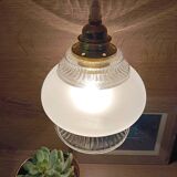 Art Deco style tulip globe portable lamp