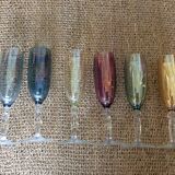 6 champagne flutes
