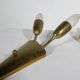 Gold Design Wall Lamps Sputnik 1950s