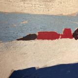 Abstract painting on panel