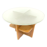 Scandinavian glass coffee table, Sweden, 1940