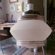 Chandelier, frosted glass ceiling light