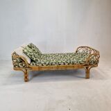 Italian Bamboo Daybed, 1960s