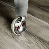 Vintage chrome coffee table