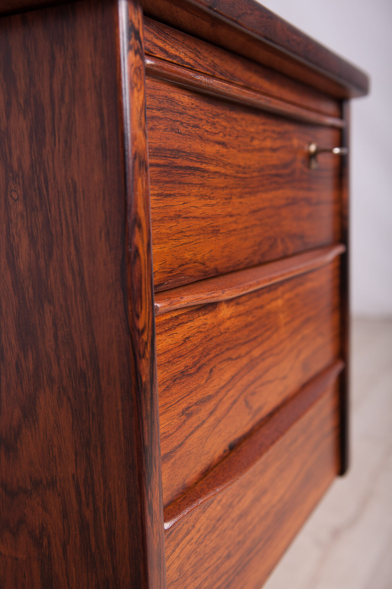 Mid Century Boomerang Rosewood Desk by Peter Løvig Nielsen, 1970s