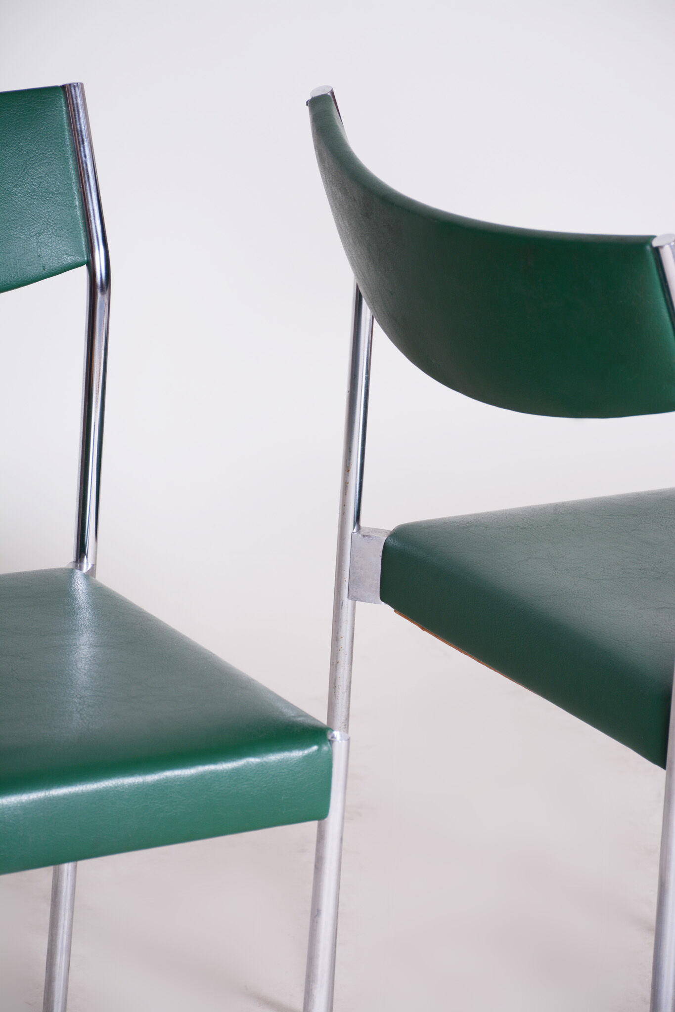 Four Mid Century Dining chairs - 1950s Central Europe