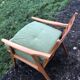 Fauteuils scandinaves bois blond vintage Années 60