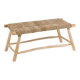 Banc Florence en bois naturel