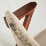 Model 42 teak dining chairs by Kai Kristiansen for Schou Andersen