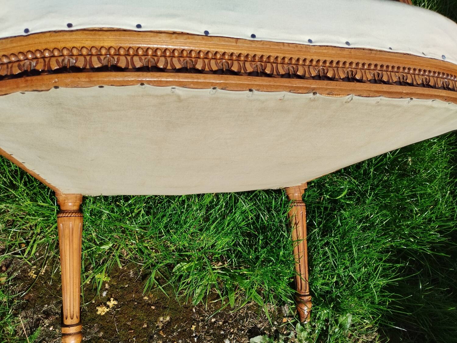 Pair of old Louis XVI style armchairs