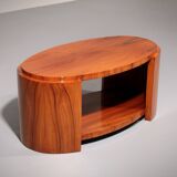 Art Deco French light-wood coffee table