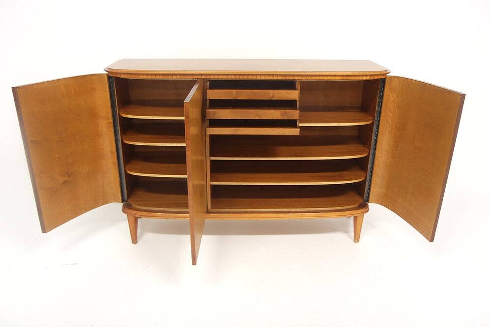 Scandinavian enfilade in mahogany, Swedish modern, Sweden, 1940.