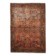 Handmade antique Persian Sarouk rug 3.3' x 5.4' (100cm x 164cm) 1920s - 1B695