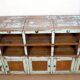 Old Burmese teak craft furniture with original blue patina