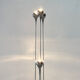Chrome floor lamp attributed to Angelo Brotto