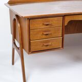 Desk Made In Teak By Svend Aage Madsen  For Sigurd Hansen From 1960s