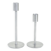 Set of metal candlesticks, Danish design, 1970s, made in Denmark