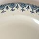 Round dish Terre de Fer navy blue L G model Doullens