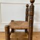 Low fireplace chair in the style of Charles Dudouyt