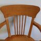 Adjustable office chair, in solid light oak – 1940