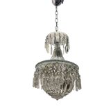 Murano Glass Crystal Light Pendant 1950’s
