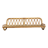 Large rattan wall shelf