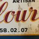 Old paint-glass sheet metal