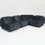 Vintage Italian modular sectional sofa 1970s